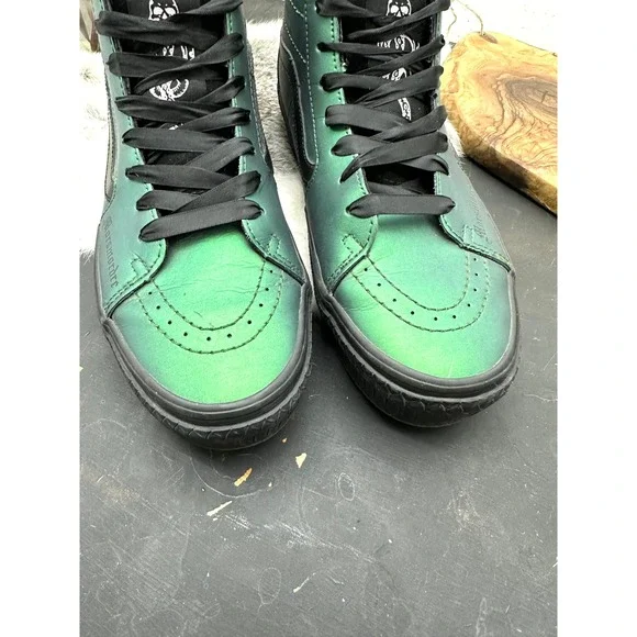 Vans X Harry Potter Morsmordre Green Sk8-Hi Platform High Mens 8/Womens 9.5 - Picture 13 of 16